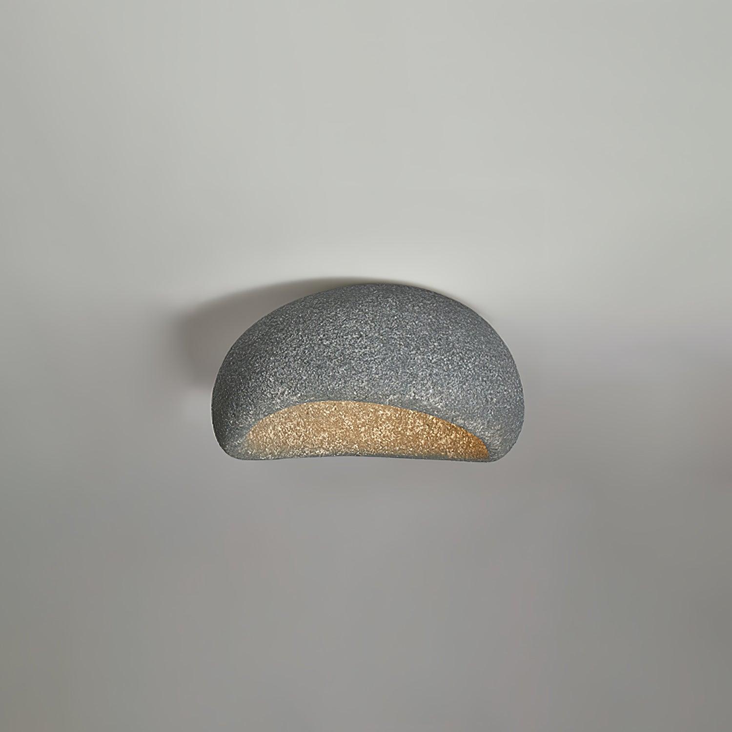 Cyvian Ceiling Lamp with Japanese Wabi-Sabi Moon-Neutral Decor