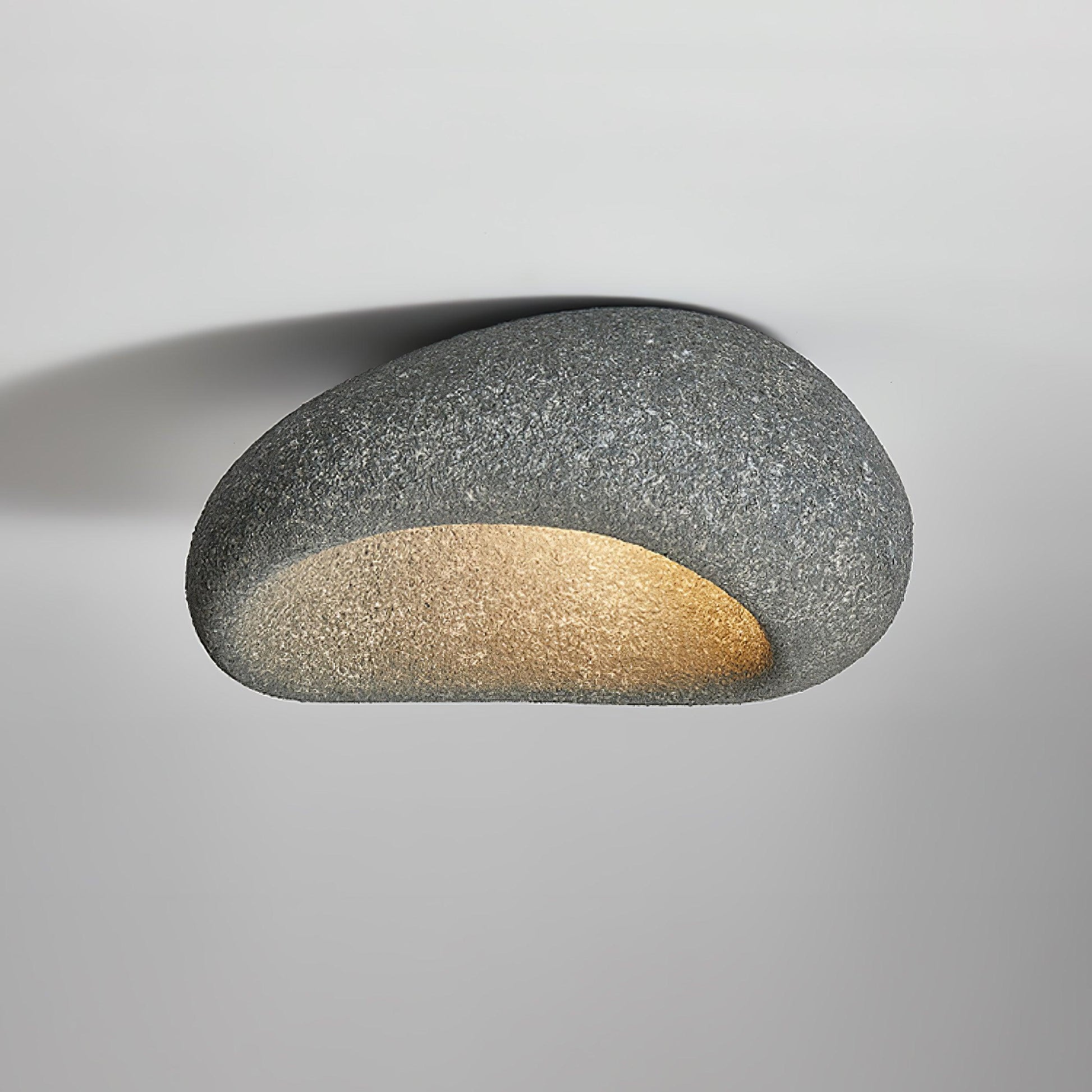 Cyvian Ceiling Lamp with Japanese Wabi-Sabi Moon-Neutral Decor