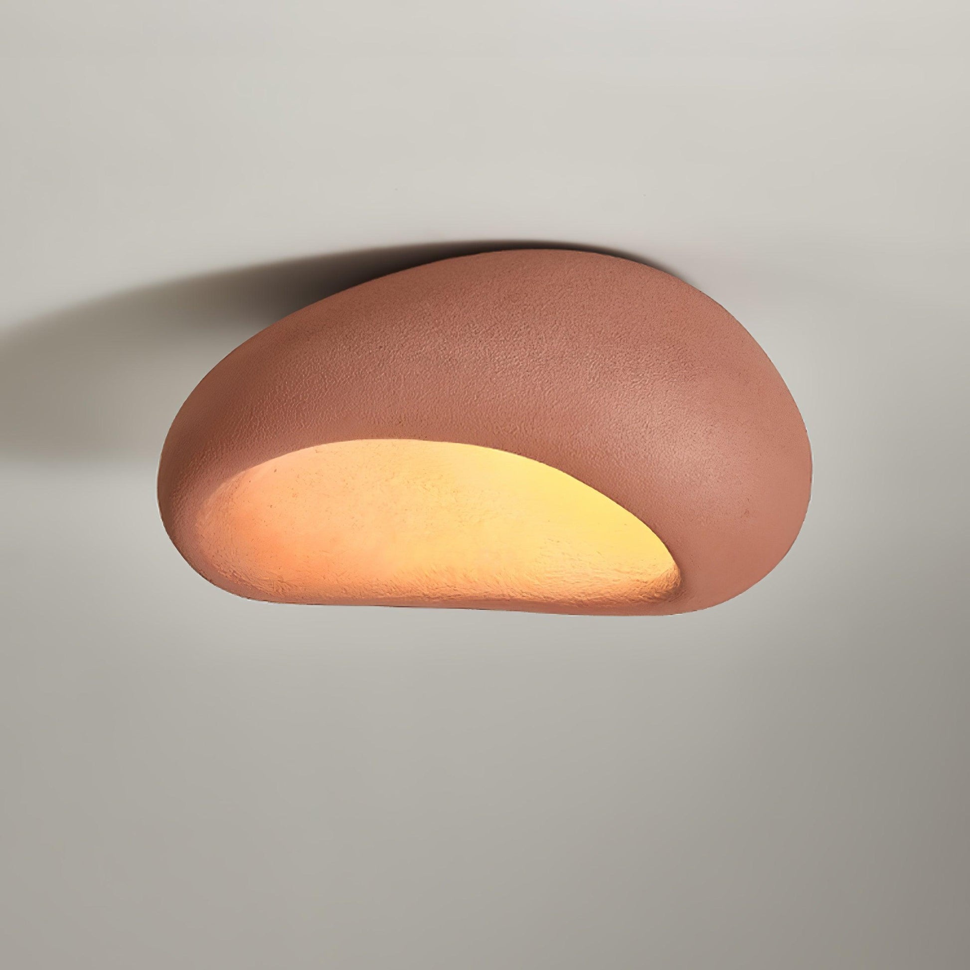 Cyvian Ceiling Lamp with Japanese Wabi-Sabi Moon-Neutral Decor