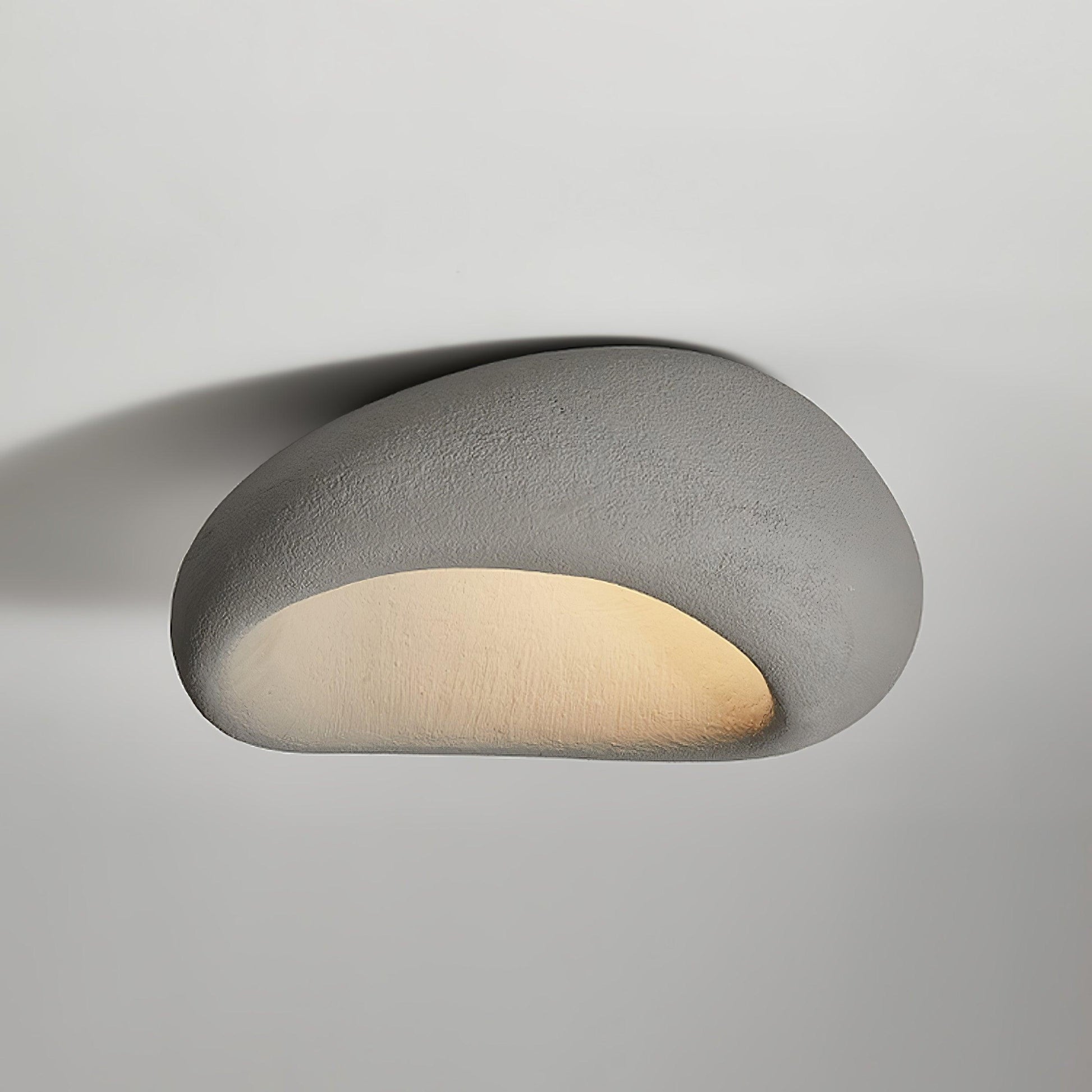Cyvian Ceiling Lamp with Japanese Wabi-Sabi Moon-Neutral Decor