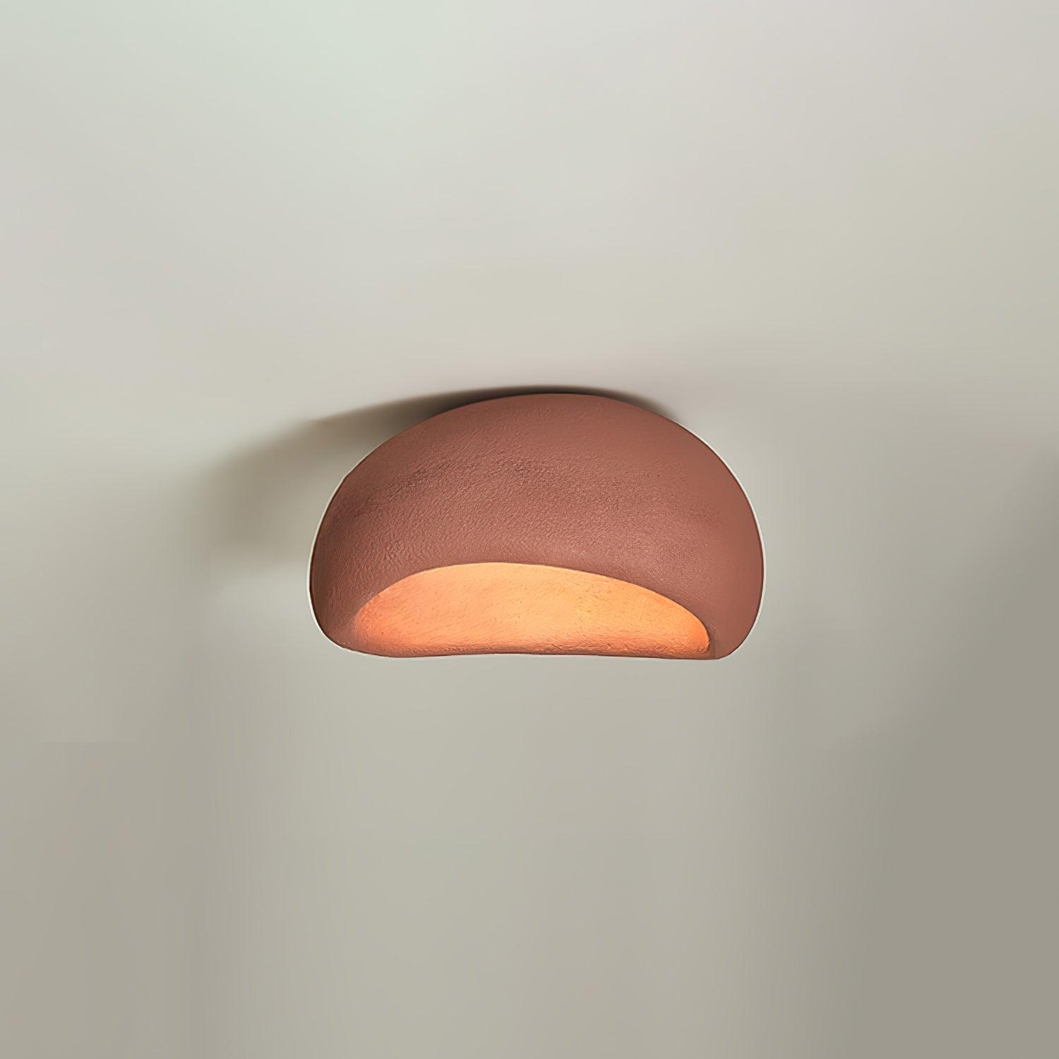 Cyvian Ceiling Lamp with Japanese Wabi-Sabi Moon-Neutral Decor