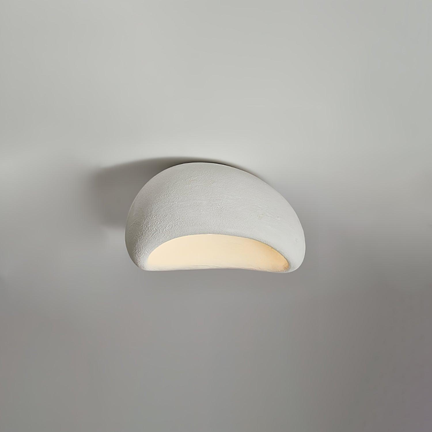 Cyvian Ceiling Lamp with Japanese Wabi-Sabi Moon-Neutral Decor