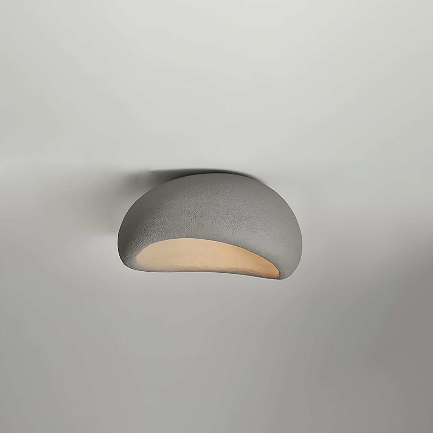 Cyvian Ceiling Lamp with Japanese Wabi-Sabi Moon-Neutral Decor