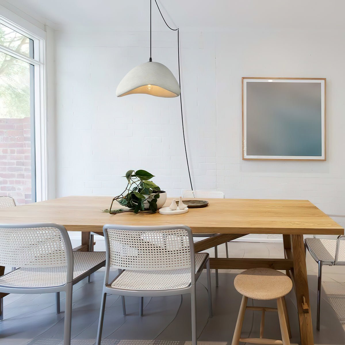 Leloza Modern Minimalist Pendant Light-Neutral Decor