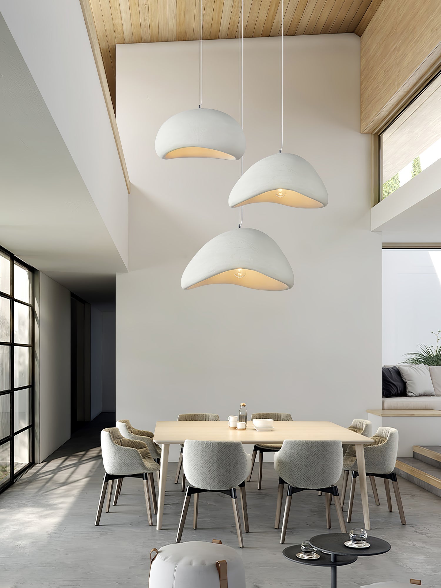 Leloza Modern Minimalist Pendant Light-Neutral Decor