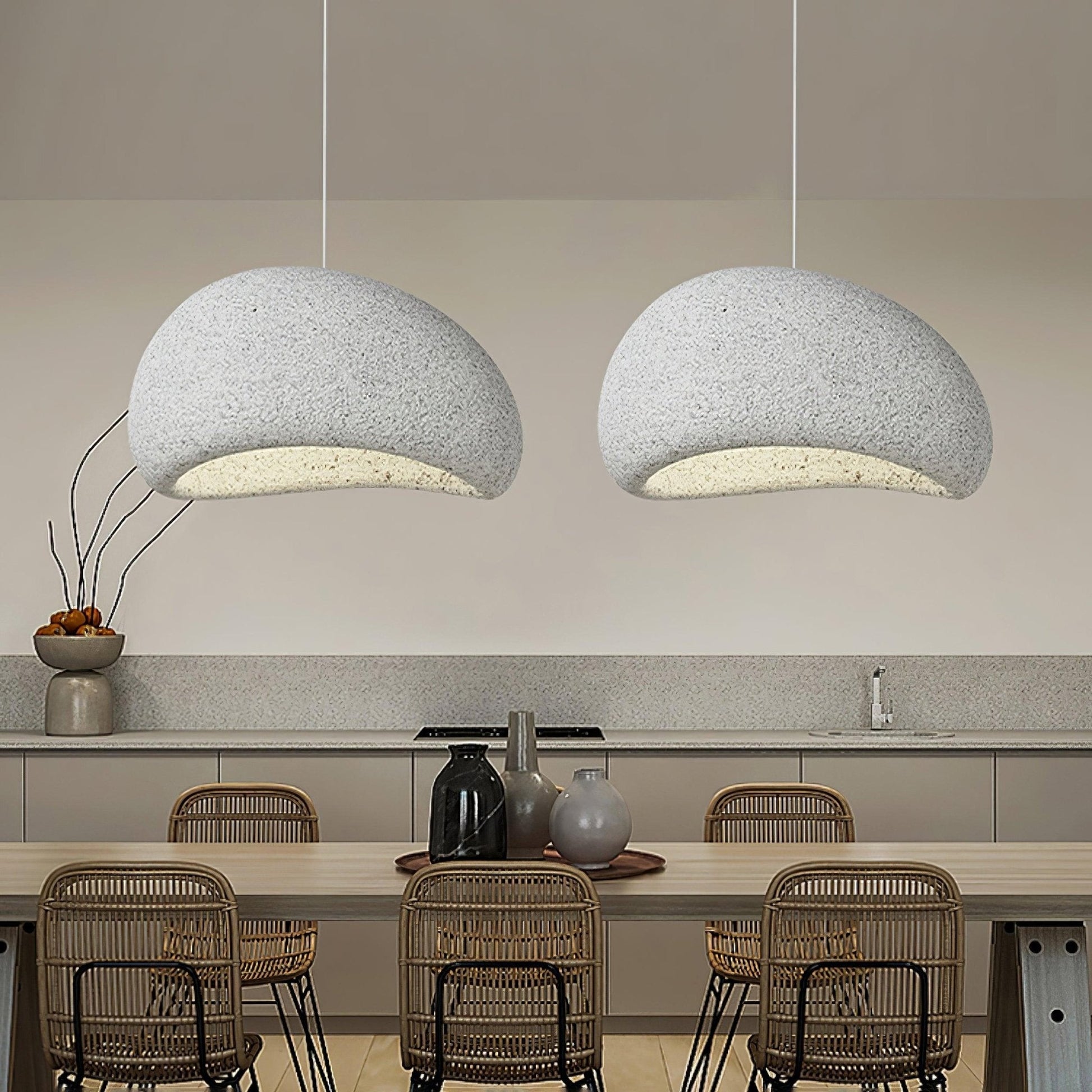 Galenis Artistic Pendant Lamp-Neutral Decor