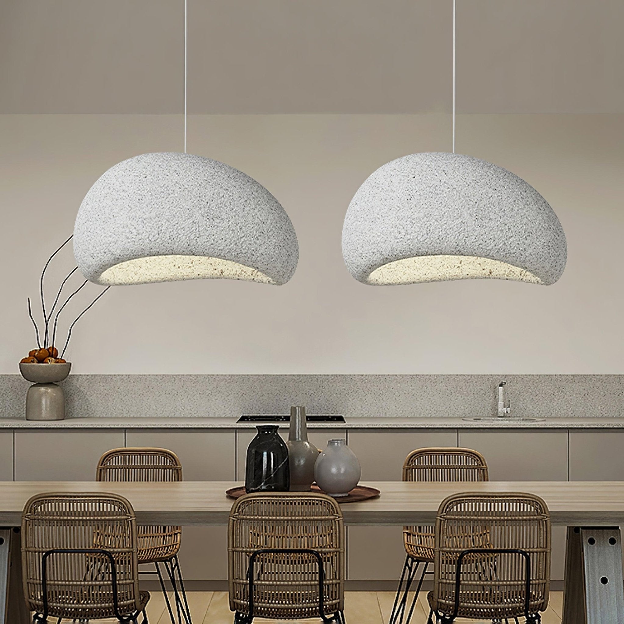 Galenis Artistic Pendant Lamp-Neutral Decor