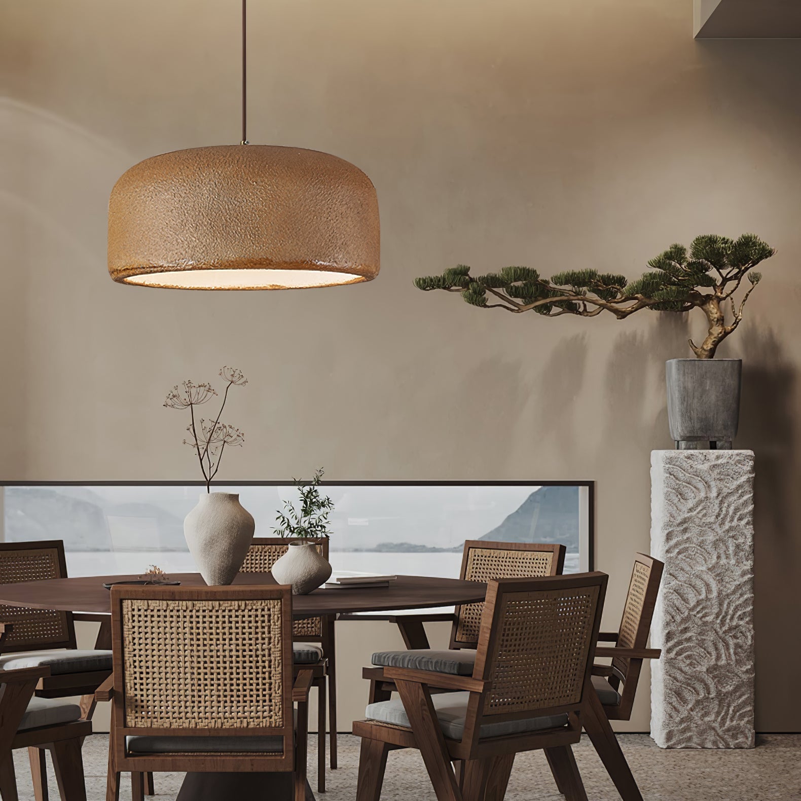 Sevenor Resin Scandinavian Pendant Lamp-Neutral Decor