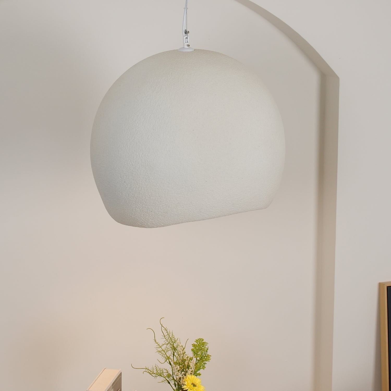 Reloza Modern Minimalist Resin Pendant Light-Neutral Decor