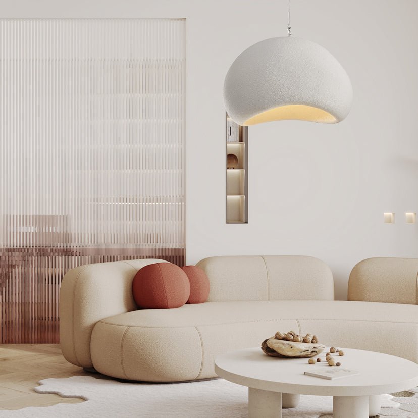 Reloza Modern Minimalist Resin Pendant Light-Neutral Decor