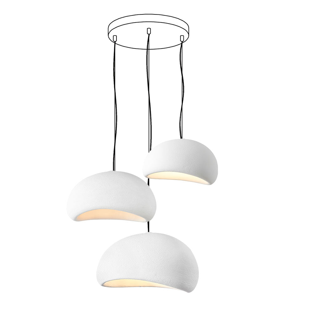 Lustra Chandelier Rough Combination Wabi-Sabi-Neutral Decor