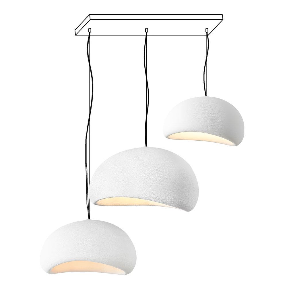Lustra Chandelier Rough Combination Wabi-Sabi-Neutral Decor