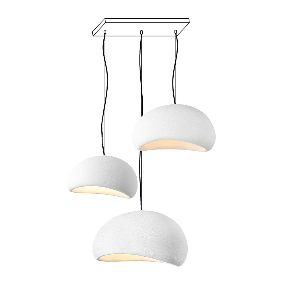 Lustra Chandelier Rough Combination Wabi-Sabi-Neutral Decor