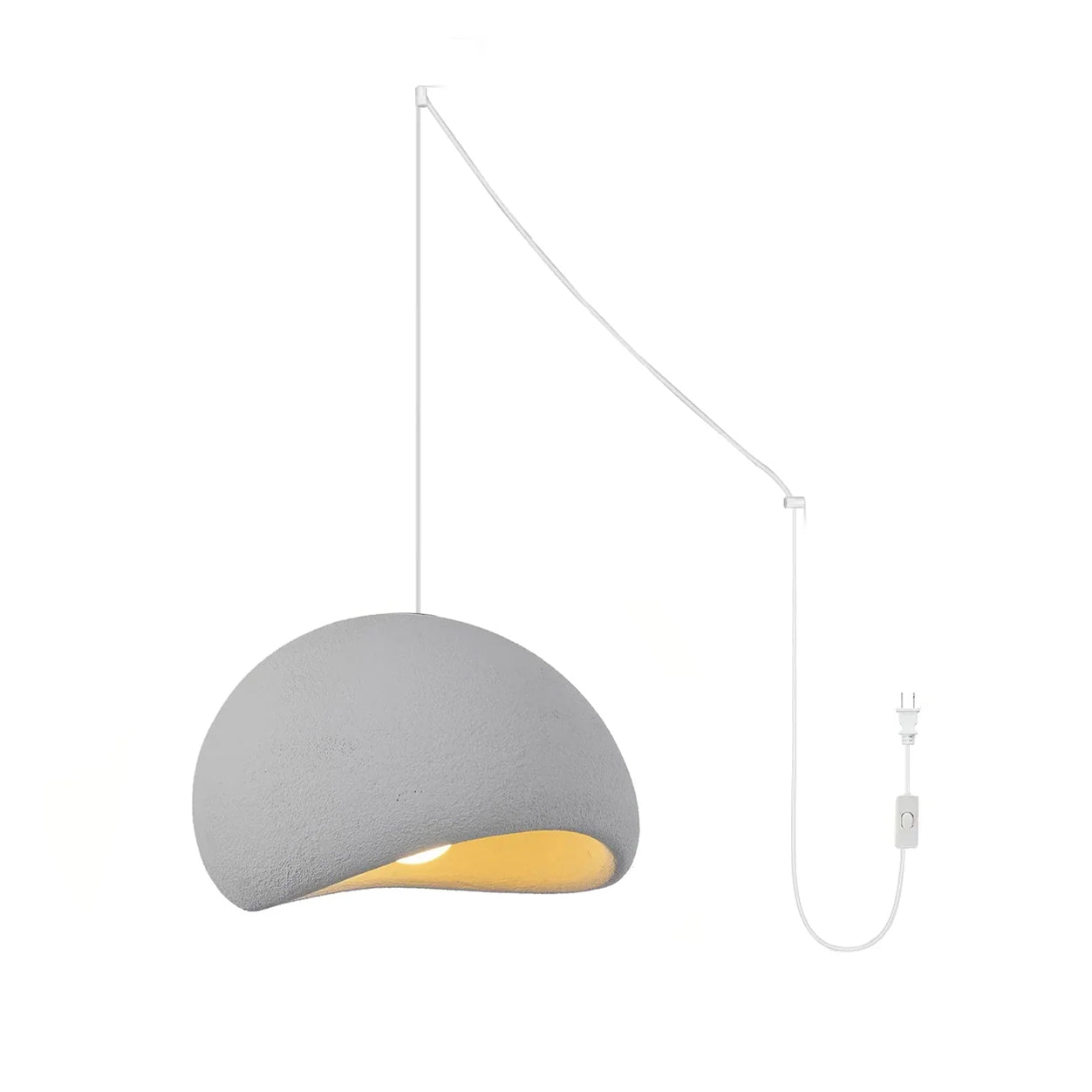 Lustra Pendant Light Cloud Swag Wabi-Sabi-Neutral Decor