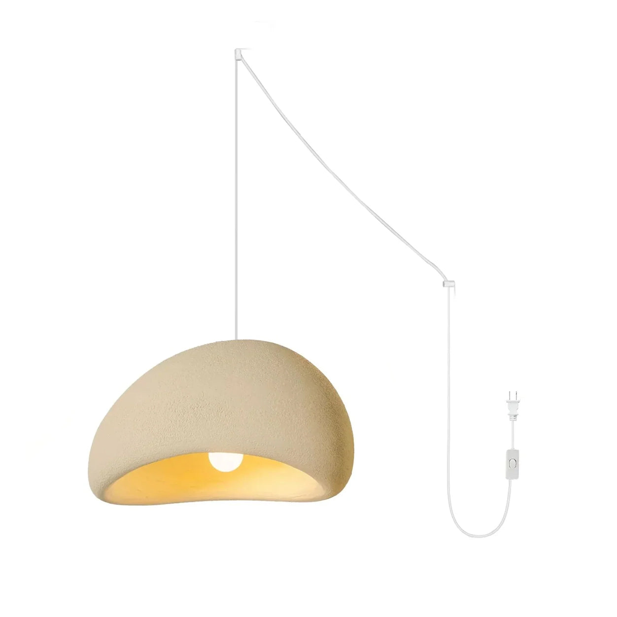 Lustra Pendant Light Cloud Swag Wabi-Sabi-Neutral Decor