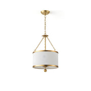 Kian Pendant Light in gold finish against a neutral background.