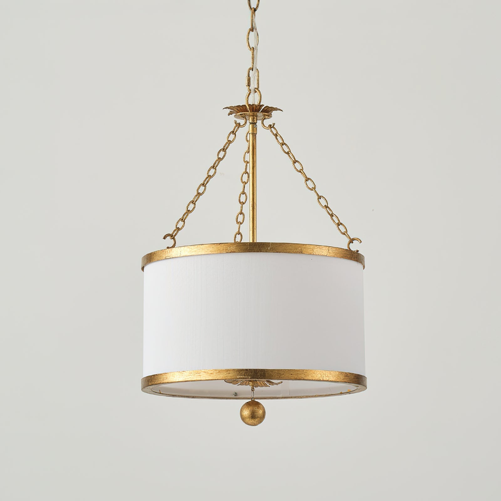 The silver Kian Pendant Light over a kitchen island.