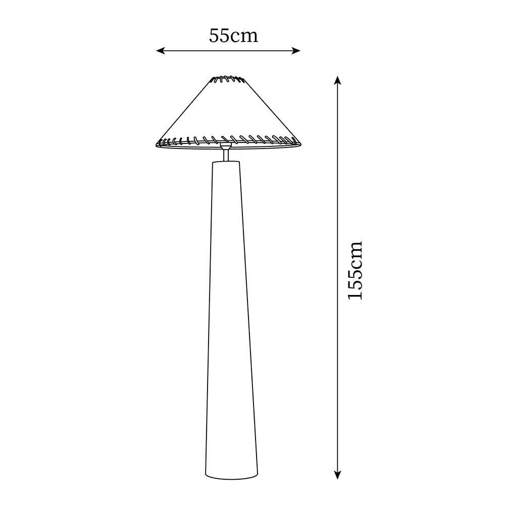Cedar Floor Lamp