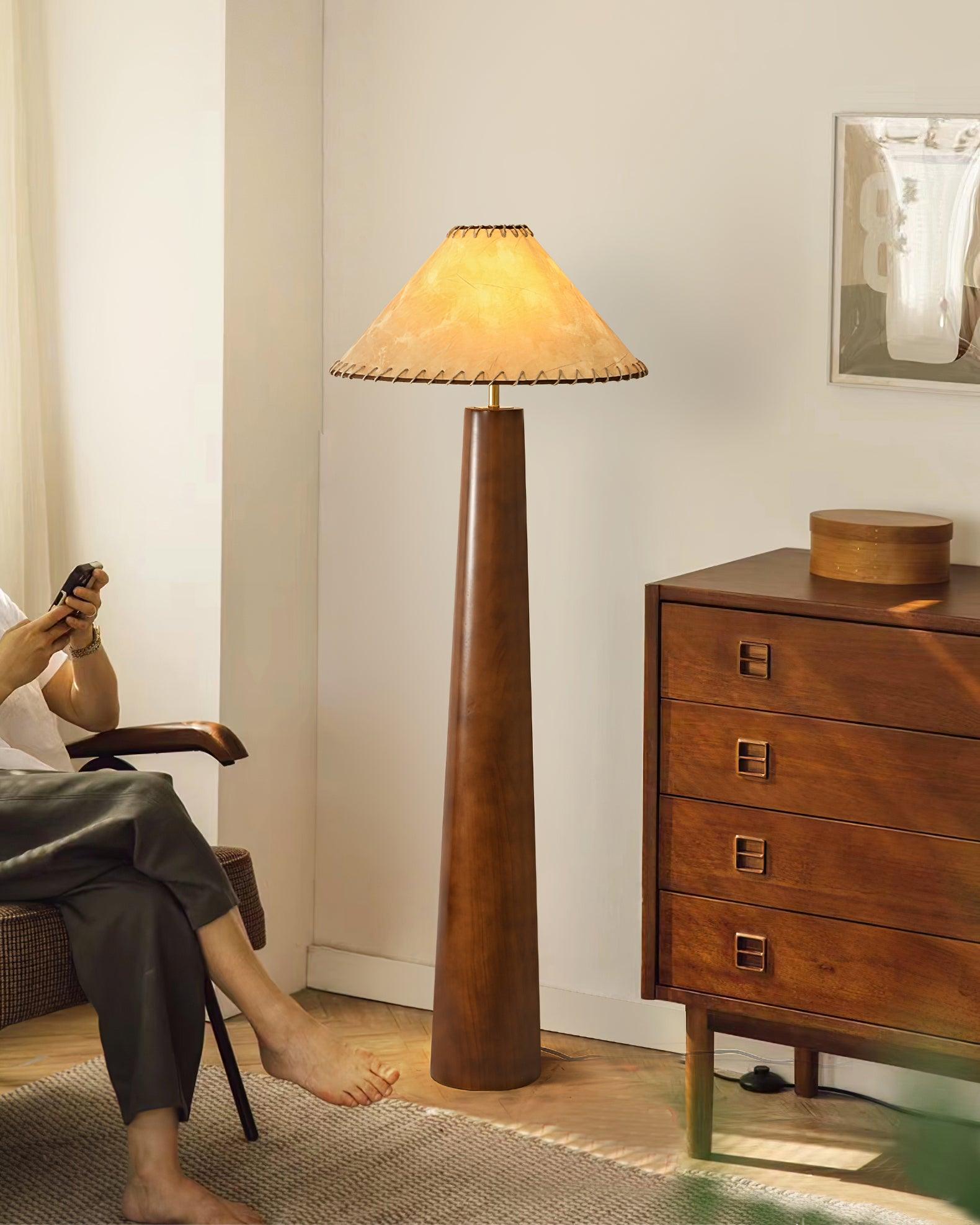 Cedar Floor Lamp