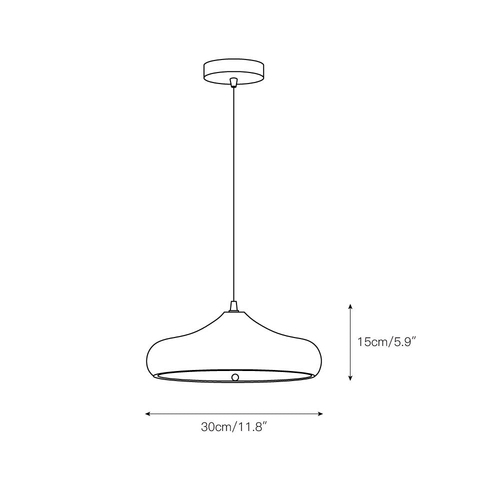 Etalyra Black Pendant Lamp