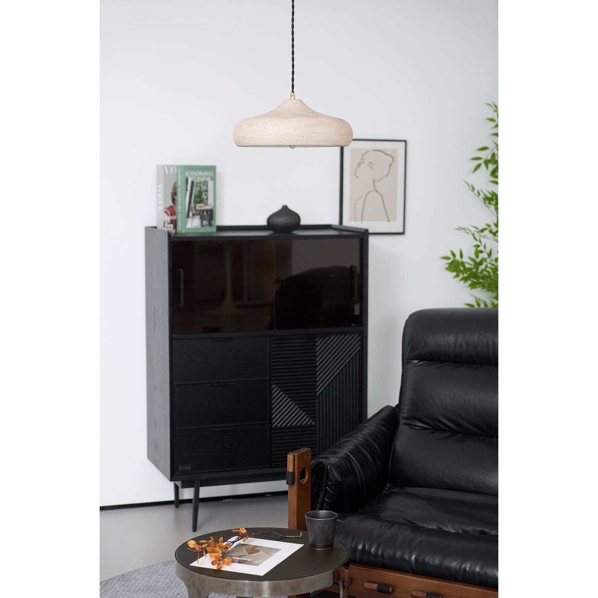 Etalyra Black Pendant Lamp