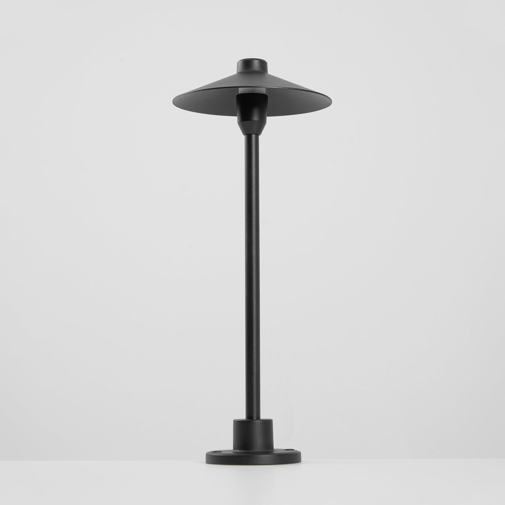 Another view of the lamp's minimalist design.