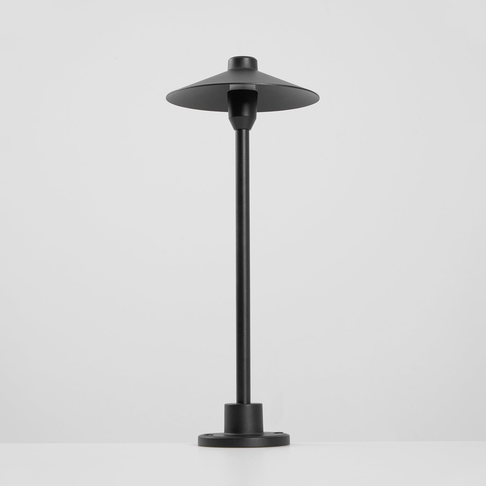 Another view of the lamp's minimalist design.