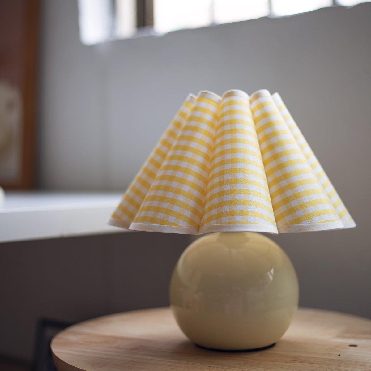 Nirixon Fabric Whimsical Table Lamp-Neutral Decor