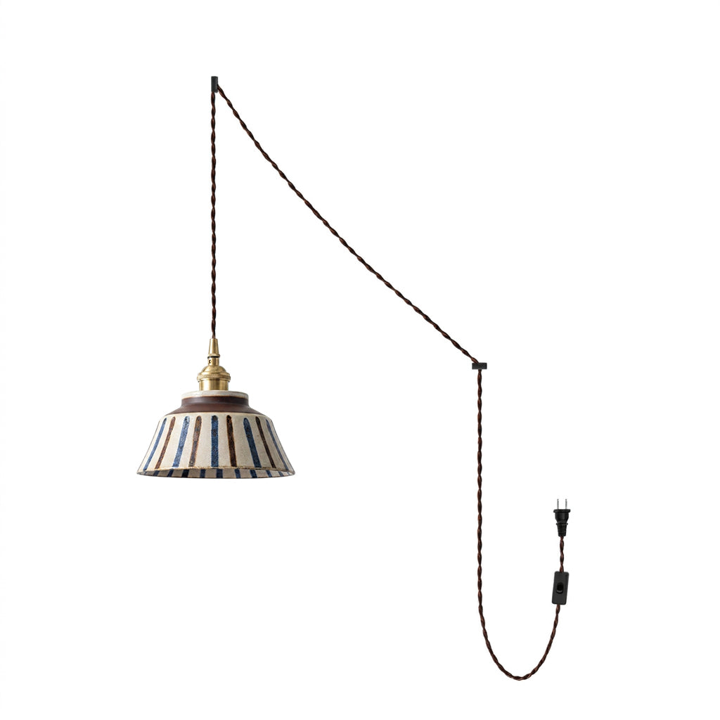 Indigo Plug In Pendant Lamp