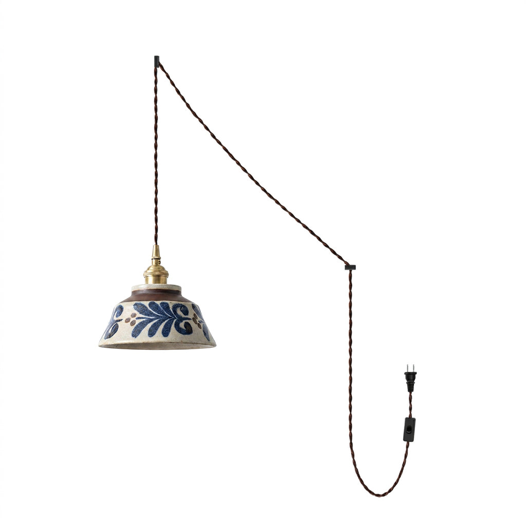 Indigo Plug In Pendant Lamp