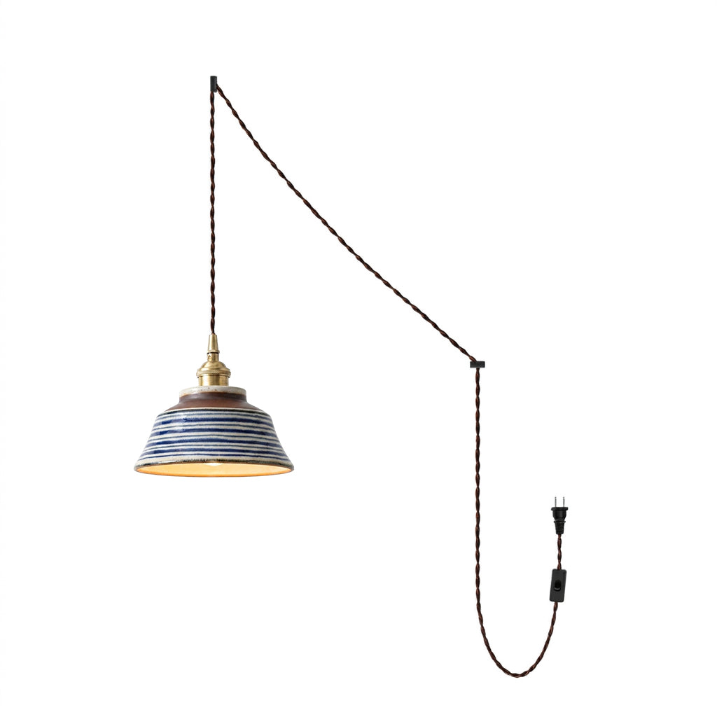 Indigo Plug In Pendant Lamp