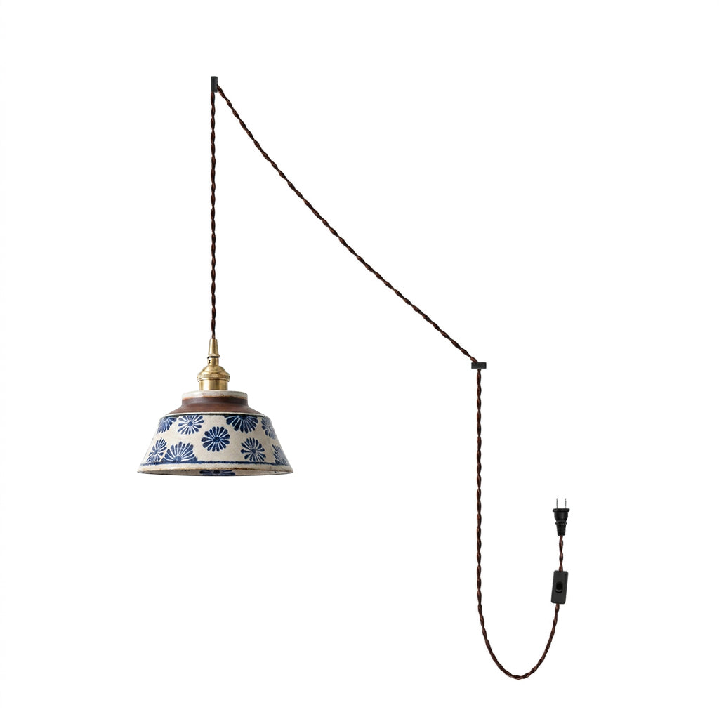Indigo Plug In Pendant Lamp