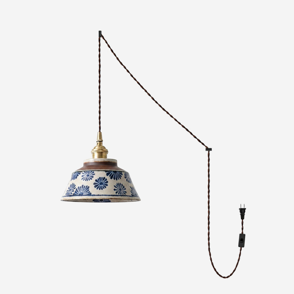 Indigo Plug In Pendant Lamp