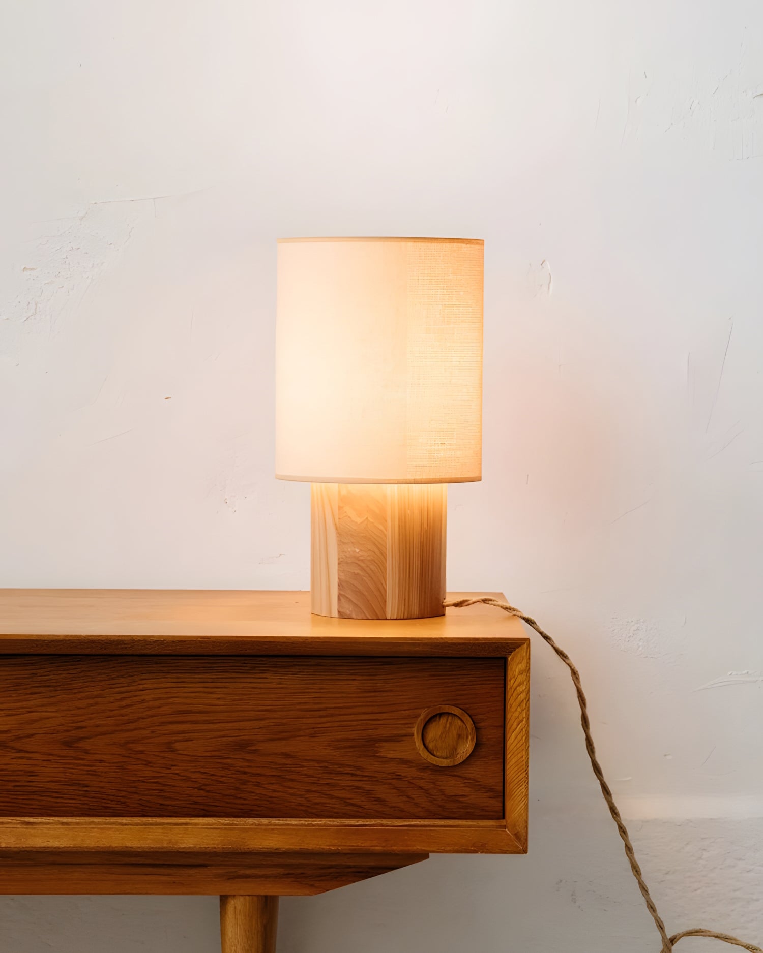 Rosemary Oak Table Lamp