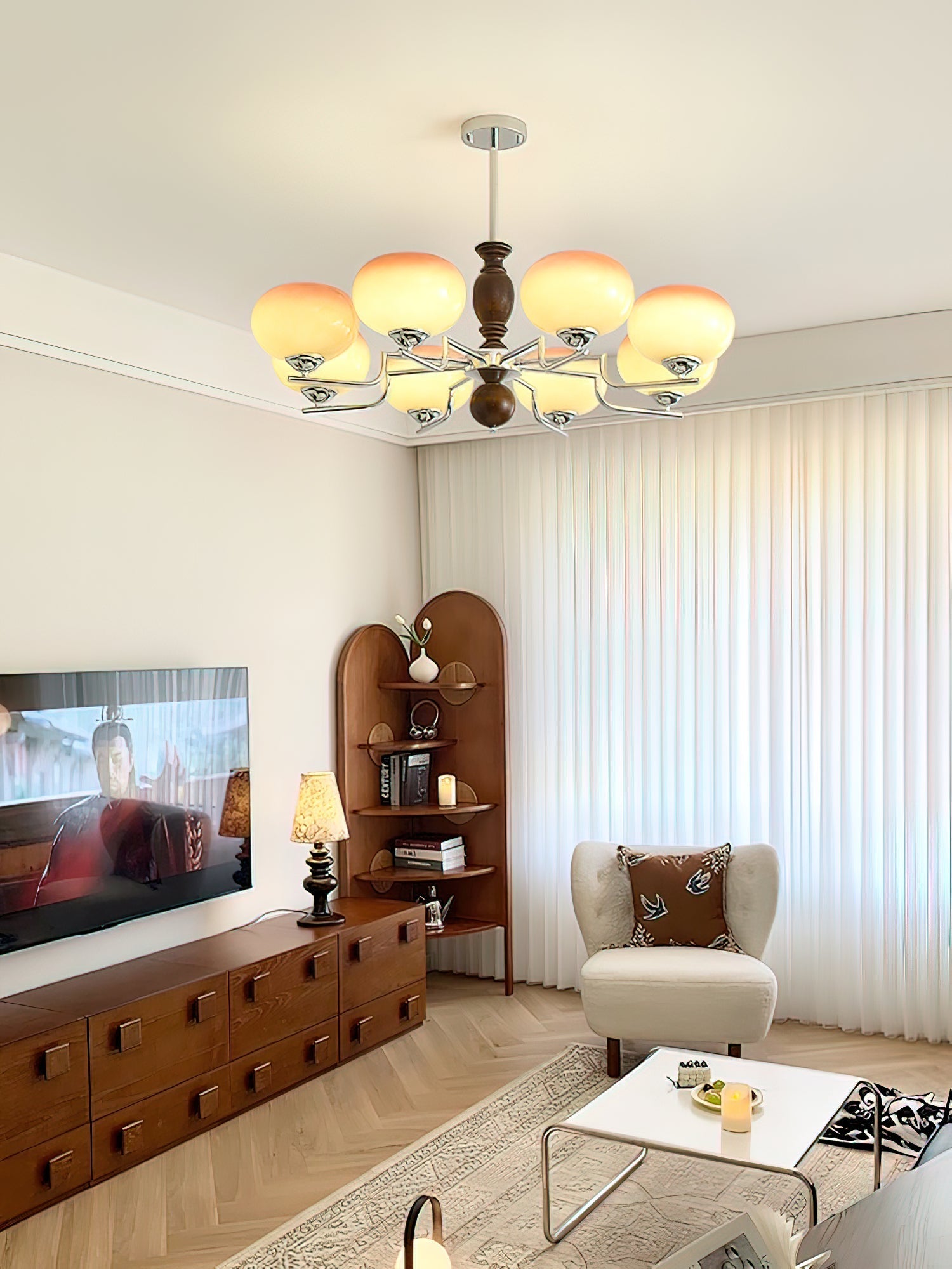 Aurora Chandelier Royal Elegant-Neutral Decor