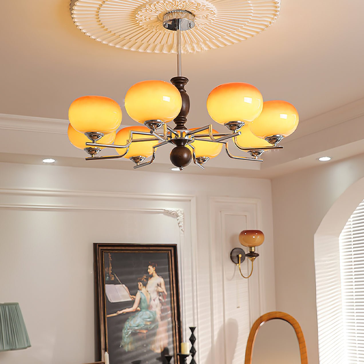 Aurora Chandelier Royal Elegant-Neutral Decor