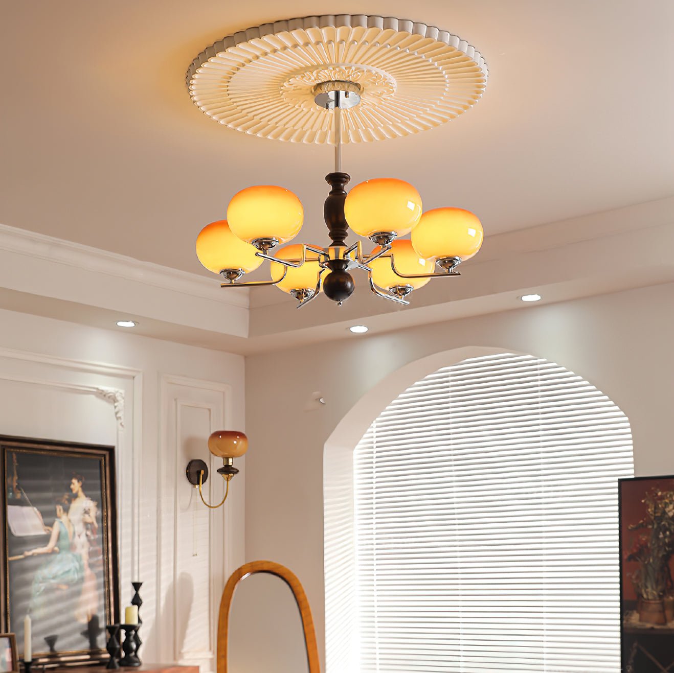 Aurora Chandelier Royal Elegant-Neutral Decor