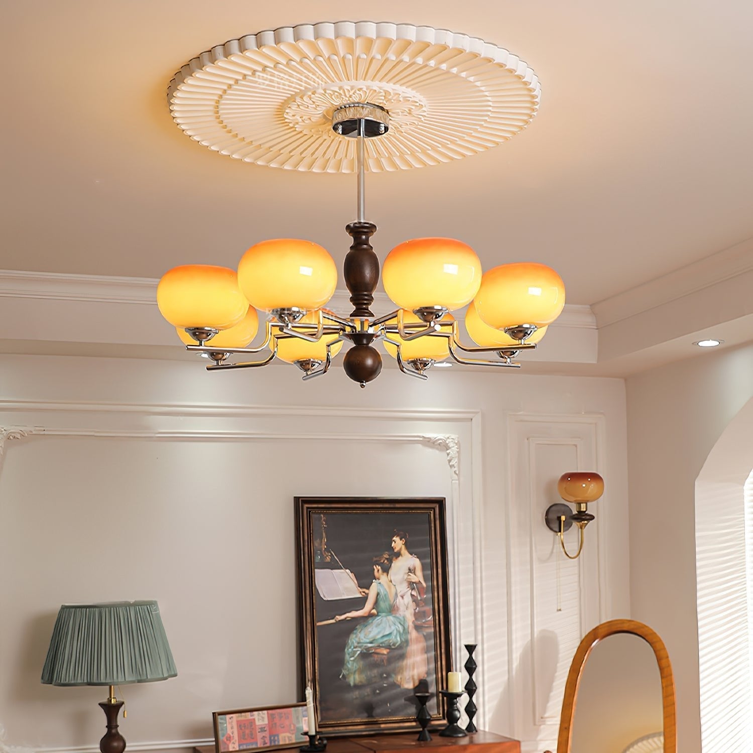 Aurora Chandelier Royal Elegant-Neutral Decor