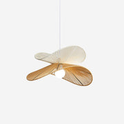 Pendant Lamp Woven Hemp Shade Sculptural Natural Modern