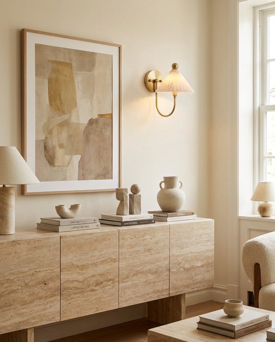 Nivuaya Alabaster Wall Sconce