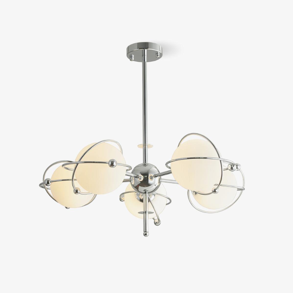 Zomarion Premium Nordic Art Glass Chandelier-Neutral Decor