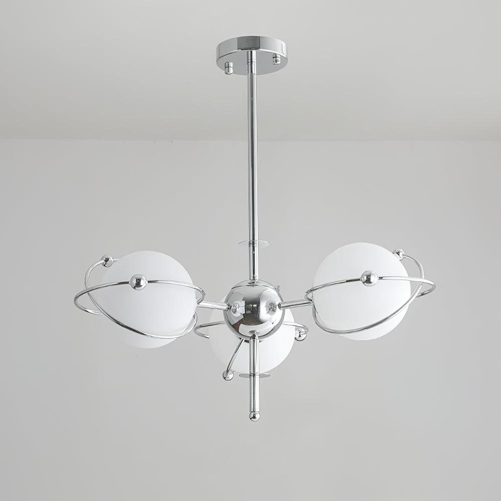 Zomarion Premium Nordic Art Glass Chandelier-Neutral Decor