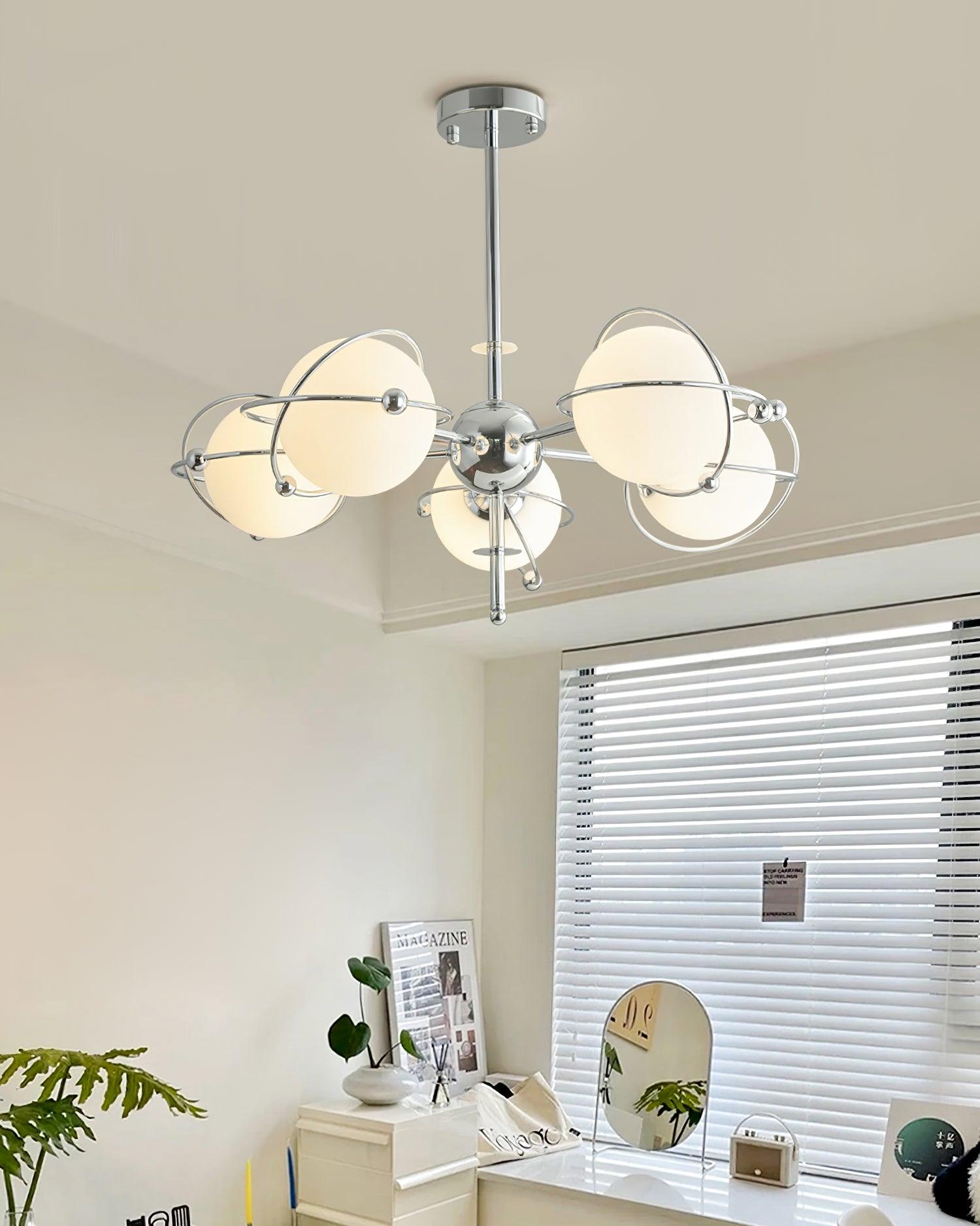 Zomarion Premium Nordic Art Glass Chandelier-Neutral Decor
