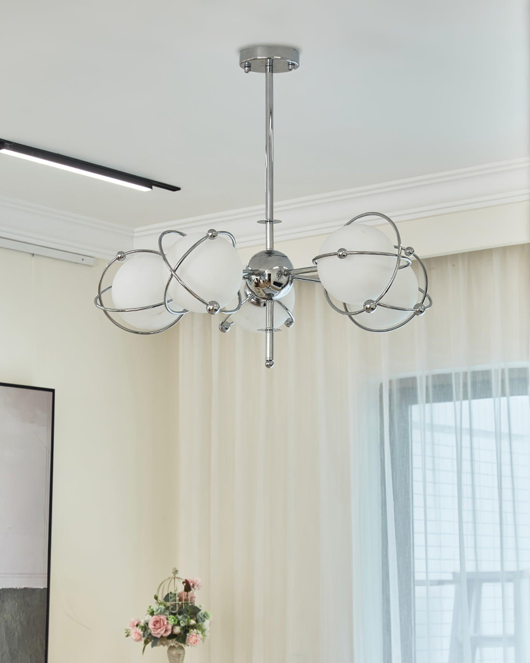 Zomarion Premium Nordic Art Glass Chandelier-Neutral Decor