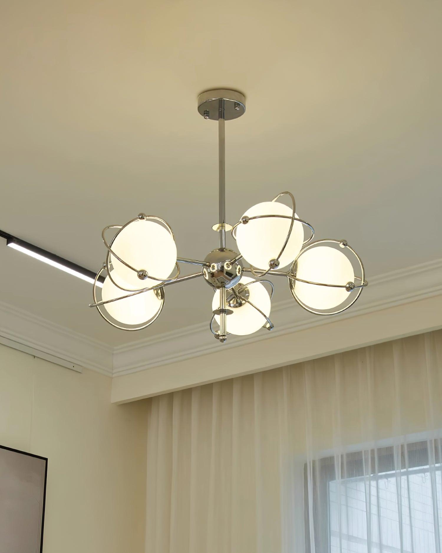 Zomarion Premium Nordic Art Glass Chandelier-Neutral Decor