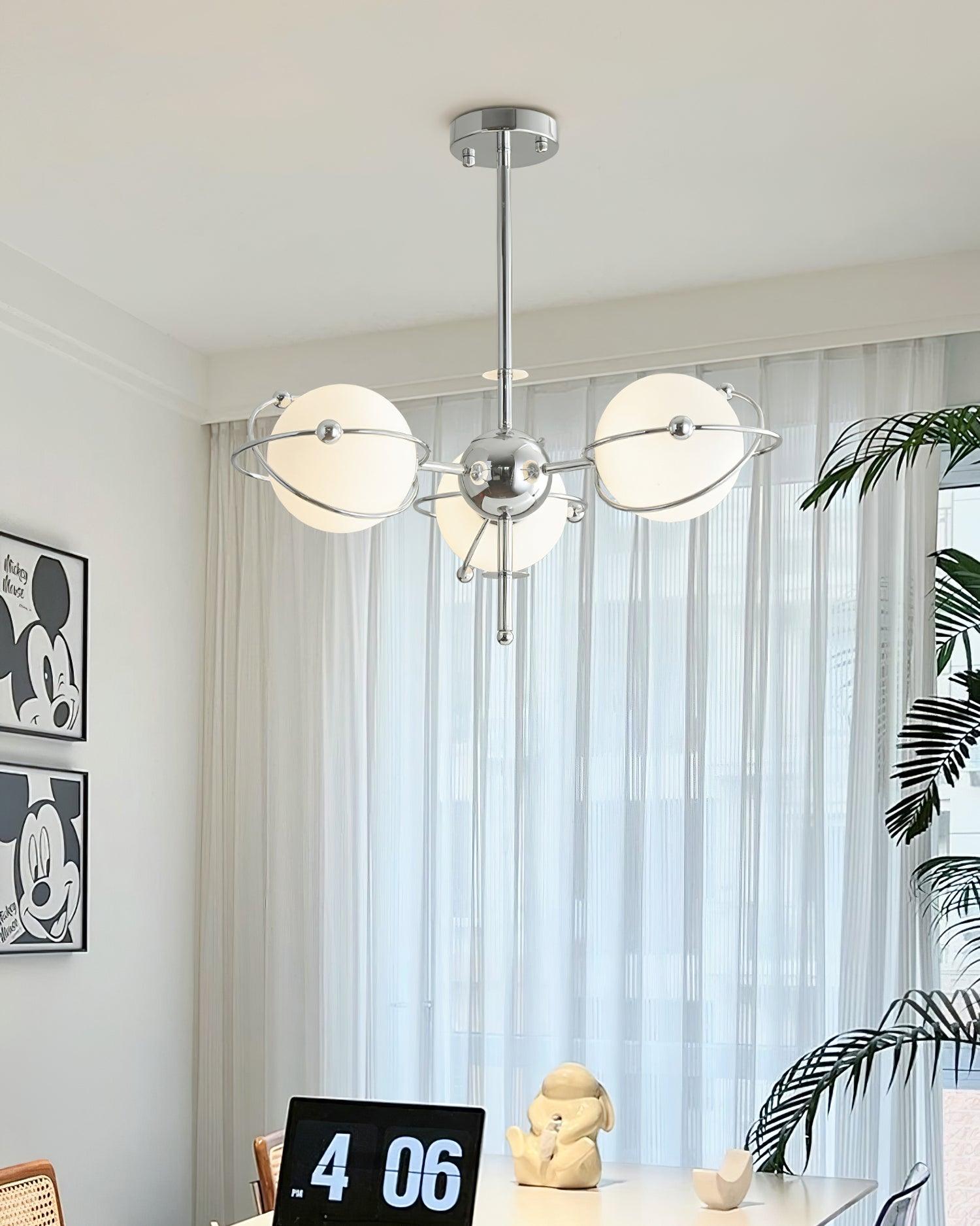 Zomarion Premium Nordic Art Glass Chandelier-Neutral Decor