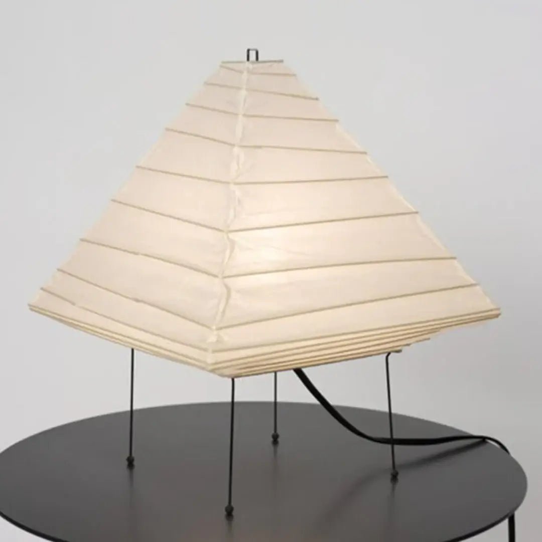 Elioi Paper Japanese Table Lamp-Neutral Decor