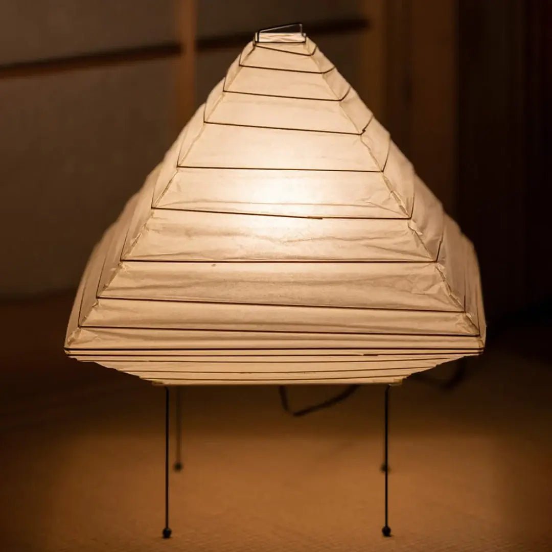 Elioi Paper Japanese Table Lamp-Neutral Decor