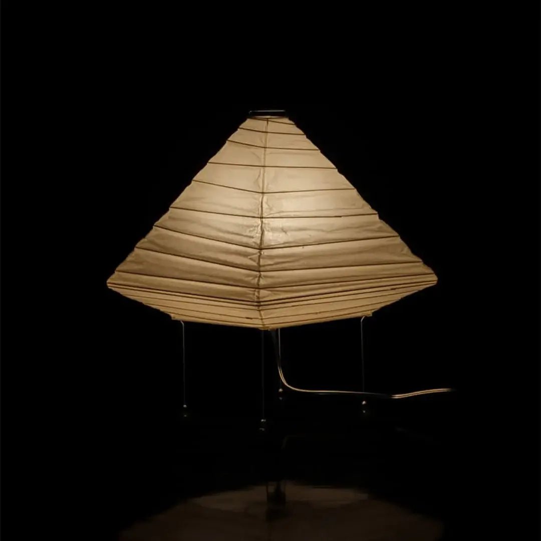Elioi Paper Japanese Table Lamp-Neutral Decor