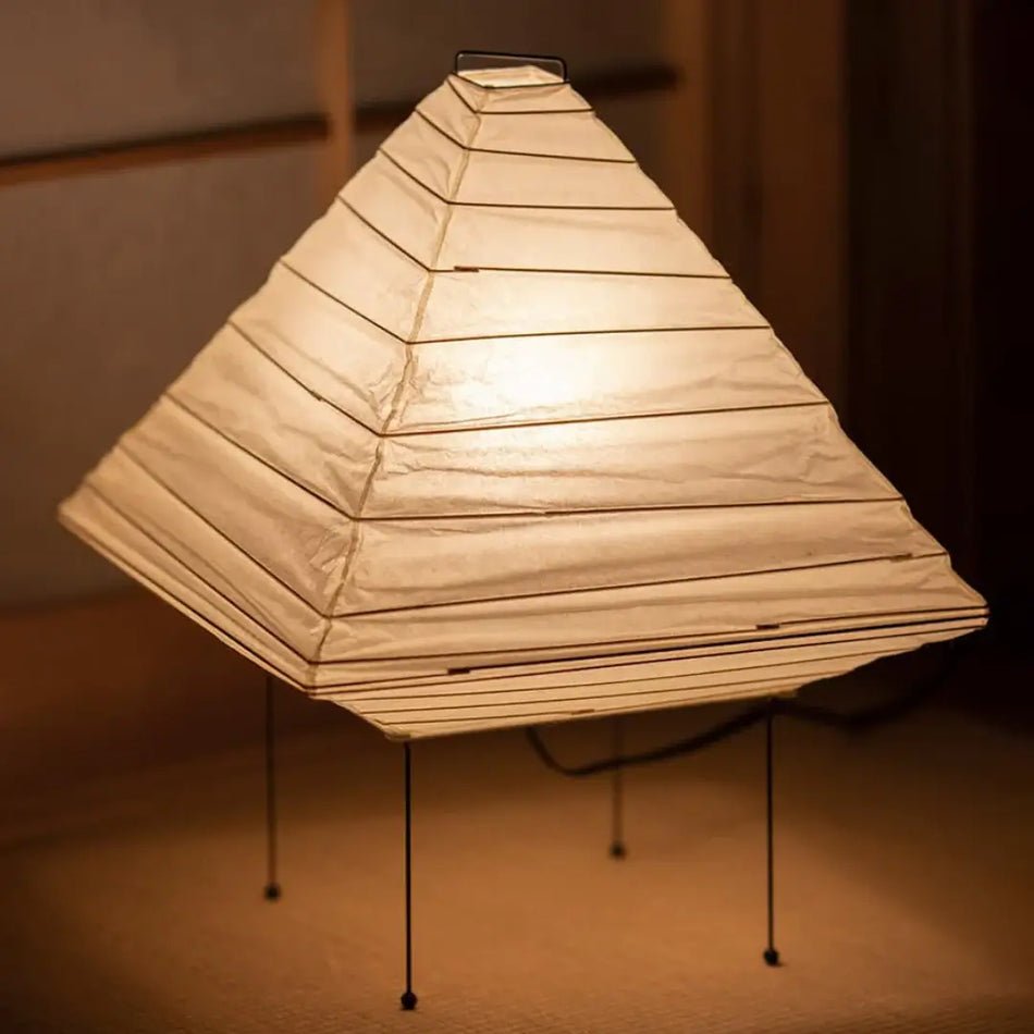 Elioi Paper Japanese Table Lamp-Neutral Decor